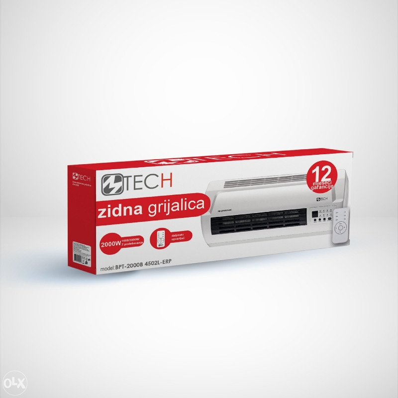 MTECH ZIDNA GRIJALICA 2000W