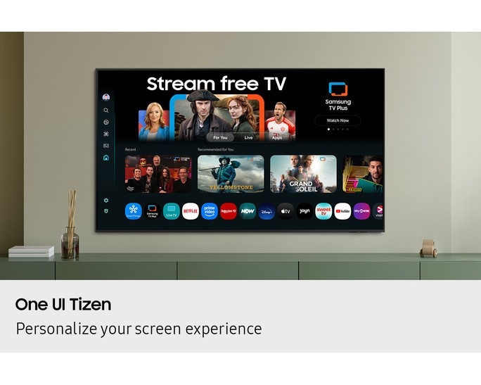 Samsung TV 55" UE55U8072FUXXH 2025 4K Crystal UHD, Tizen