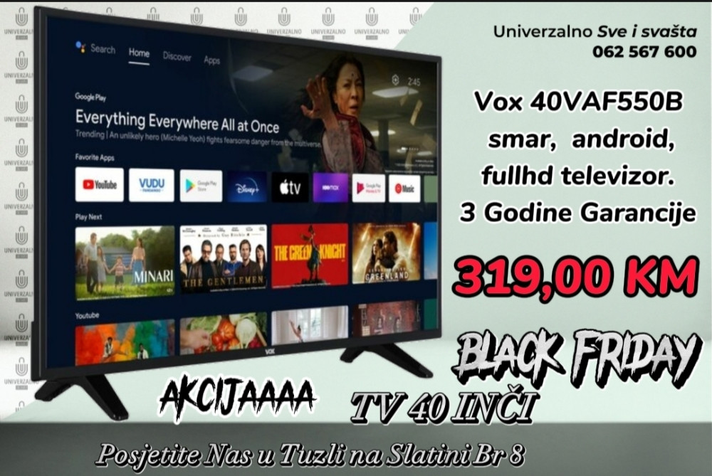 TV VOX 40 INCI 40VAF550B SMAR