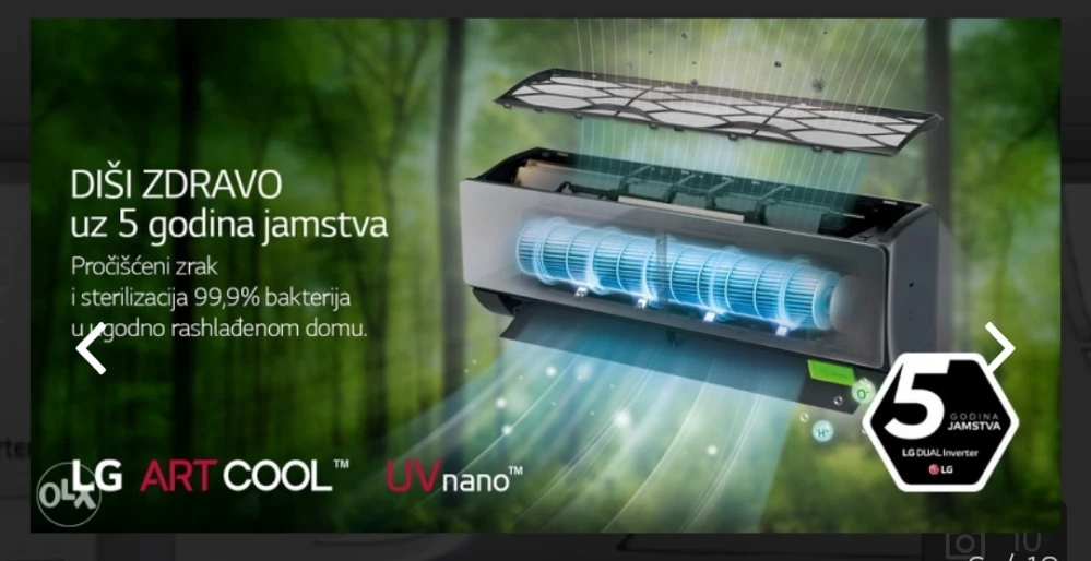 LG KLIMA S12EQ 12-KA INVENTER DUAL INVENTER 12